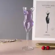 unbrand Creative Female Body Shaped Wine Glasses Champagne Cocktail Sexy Naked Glass Cup Beauty Body Whiskey Goblet For Party Home Bar Women L