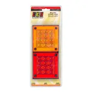 LED Autolamps Stop Tail Indicator Light 24 LED Lamp 12-24V Blister
