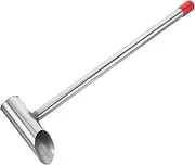 HOMSFOU Versatile Marshmallow Spoon Stainless Steel Sugar Scooper Essential for Cotton Candy Machine Random Color