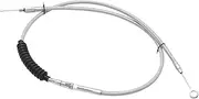 BWPEXZ Motorcycle 140cm 160cm 180cm Compatible with Electra Street Road Glide Road King Sportster XL1200 Iron 883 Clutch Cable(Silver 140cm)
