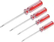 4 Triangle Head Magnetic Tip Screwdrivers Plastic Handle Tool 2.0 2.3 2.7 4.2mm