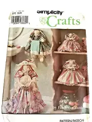 SIMPLICITY CRAFTS #8320 BATHROOM BUNNIES PATTERN UNCUT