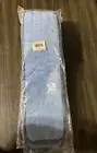 6- Microfiber Scrubber Flat Mop Pad 18 Blue