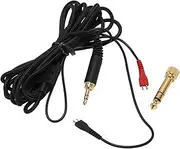 Replacement Headphone Cable for HD25 560 540 480 430 HD Headphones, 3.5mm/6.5mm Plugs, Cable Length, Portable Design, HD Sound Transmission, Premium Core Wire, Woven Material