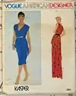 Vogue Pattern 2331 KASPER American Designer Misses' dress Size 14 UNCUT