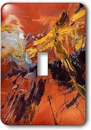 3dRose LSP_87396_1 USA, Arizona Abstract of Petrified Wood Us02 Bja0266 Jaynes Gallery Light Switch Cover