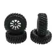 RC Crawler 96mm Rubber Tires 10 Spoke Wheel Rims C210122 For 1/10 Climbing Car