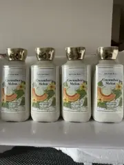 4 New CUCUMBER MELON BATH & BODY WORKS BODY LOTION CREAM