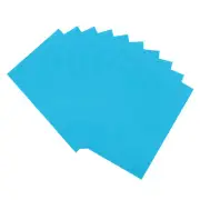 10 Sheets Glitter Foam Sheets Craft Adhesive Sheets EVA Foam Sheets Blue