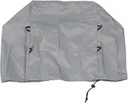 Spa Hot Tub Heater Pump Cover, Inflatable Hot Tub Spa Heater Pump, Spa Heat Pump Insulation Cover with Zipper and Adhesive Straps for Rain Sunlight and Snow (Gray)