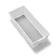 Madesmart Large Deep Bin Home/Kitchen Fridge Organiser Rect 42x17cm White
