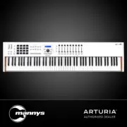 Arturia KeyLab Mk2 88-Key Hammer Action MIDI Controller w/ Aftertouch (White)