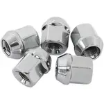 Aeroflow ACorn Short Open Nuts M12X1.50Chrome M12 X 1.50mm Wheel (5) - AF3036-1000