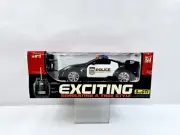 Tip-Top Toys Radio Control Police Car 1:14 Scale 27 Mhz Flashing Lights New