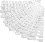 Nails Tips Ultra Thin Unmarked Full Frosted False Nail Tips Extensions Nail Art for Nail Salons DIY Long Fake Gel Nails