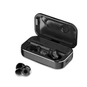 A6 bluetooth 5.0 Wireless Stereo Earphone LED Display TWS Sports Headphone Waterproof DSP Noise Reduction for Xiaomi Huawei BLACK COLOR