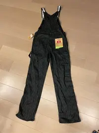 在飛比找Yahoo!奇摩拍賣優惠-DICKIES 直條紋連身褲裝 吊帶褲