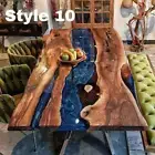 Epoxy Table Dining Sofa Center Live Edge Walnut Table Custom Order 36X60 INCHES