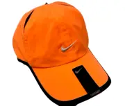 NEW! NIKE 2013 Adult FEATHERLIGHT DRI-FIT Tennis Cap/Hat-Orange/Black 595510-810