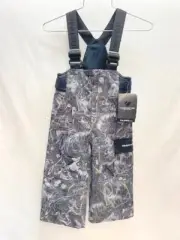 Obermeyer Boys Novelty Volt Snow Ski Snowboard Winter Pants Howl Grey Sz 4 NEW