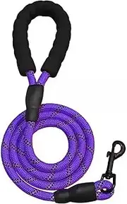 Strong Dog Leash Pet Leashes Reflective Leash for Big Small Medium Dogs Leash Drag Pull Tow Golden Retriever Dog Accessories(Purple,1.2cm 2M)