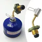 Outdoor Gas Stove Valve Propane Refill Adapter Burner LPG Cylinder Connector