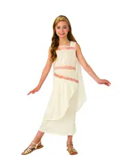 Rubies Roman Girl Goddess Dress Up Kids/Girls Halloween Party Costume Size M