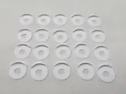 20 pcs Zims VTG Eye Bases Backs Soft Washers Plastic Safety Eyes Craft Dolls