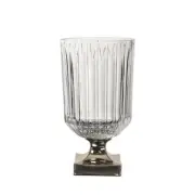 Nachtmann Crystal - Minerva Platinum Footed Vase 32cm (Made in Germany)