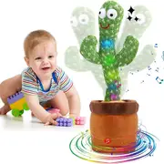 Dancing Cactus Toy,talking Repeat Singing Sunny Cactus Toy(120 Songs)