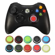 Rubber Silicone Thumbstick Joystick Cap Thumbstick Cover Grips For PS4 For PS3 For Xbox One For XBOX360 Wireless Controller Black+Green