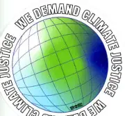 WE DEMAND CLIMATE JUSTICE STICKER /*RARE*