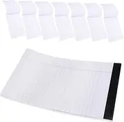 TEHAUX 8pcs A5 Lined Note Pads Memo Pads Wide Ruling Lined Note Tearable Memo Writing Ideal for Home Office School