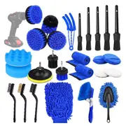 26Pcs Car Detailing Brush Set Car Cleaning Tools Kit for Interior Car Cleaning Brush Detail Brush Set