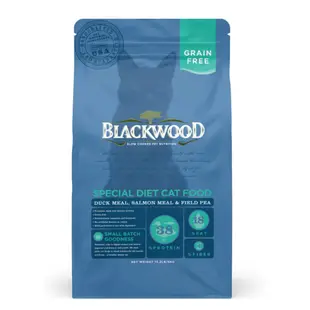 柏萊富 Blackwood 特調無穀全齡貓配方(鴨肉+鮭魚+豌豆)6kg 全齡貓飼料 貓飼料 成貓飼料 貓咪飼料 貓糧