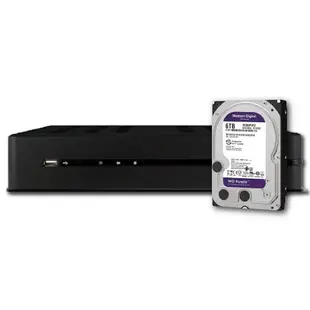 昌運監視器 ICATCH 可取 KMQ-1628EU-K 16路 數位錄影主機 + WD64PURZ 紫標 6TB