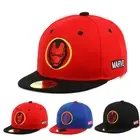 Kids Marvel's Iron Man Baseball Cap Boys Girls Hip Hop Hat Avengers Mesh Hat