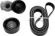 Complete Serpentine Belt Tensioner Drive Component Kit Fits for Dodge Ram 1500 2500 Dakota Durango Van, fits for Jeep Grand Cherokee 1992-2003