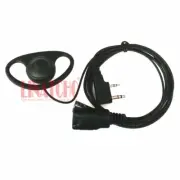 D Hook Security PTT BAOFENG Walkie Talkie Universal 2 Pins Headsets Earphone