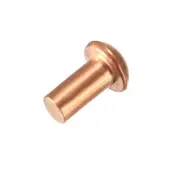 200 Pcs 3/32" x 13/64" Round Head Copper Solid Rivets Fasteners