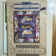 Fish Tales quilt pattern 26 1/2 x 33” by Pine￼eedles