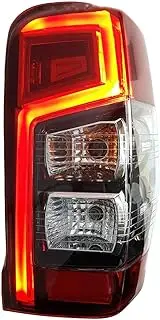 Rear Light Tail Light Assembly Compatible With Mitsubishi L200 Triton GLS GLX 2018-2021 Reverse Brake high Low configuration w/wiring harness bulbs (Right High configuration)
