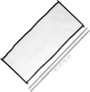 ibasenice 1Set Retractable Pet Mesh Gate Safety Barrier for Stairs and Doorways Durable Isolation Net Fence Easy to Install for Dogs