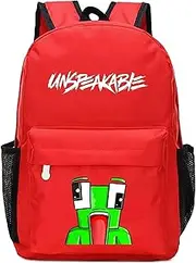 [HERSE] Unspeakable Backpack School Bag, Red