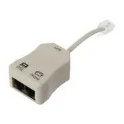 1PC ADSL Modem Rj11 Interfacce Telephone Phone Fax In-Line Splitter Filter