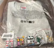 SUPREME VARSITY TEE ASH GREY SIZE XL (100% AUTHENTIC) (BRAND NEW) SS24 WEEK 19