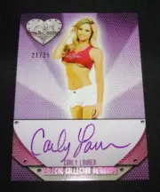 2016 Benchwarmer CARLY LAUREN Eclectic #99 Pink Foil Auto/25 PLAYBOY Playmate