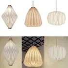 Living Room Lamp Shade Hanging Ceiling Paper Origami Lantern Pendant Light