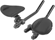 Bike Aero Bar Bicycle Arm Rest Bar Clip on Detachable Adjustable TT Rest Bar Bicycle Armrest Handlebar for BMX Time Trial
