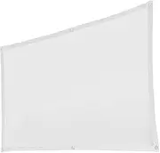 Laser 100 Inch Projector Screen with Easy Installation Set-Up Kit, Wall Hooks, Ropes, Double-Sided Adhesive - Great for Home Theater, Office, 4K Movies, Camping Accessory, Indoor and Outdoor Use